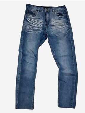 N-Amsterdam Light Wash Skinny Straight Jeans Size 30 Stretch Unisex NYC
